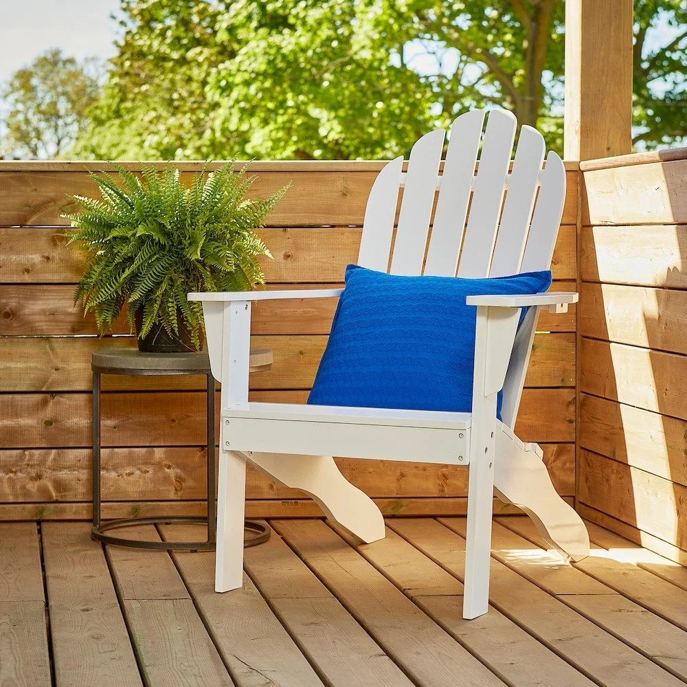 paradise deck builders oshawa - white wooden chair on pressure treated wooden deck porch