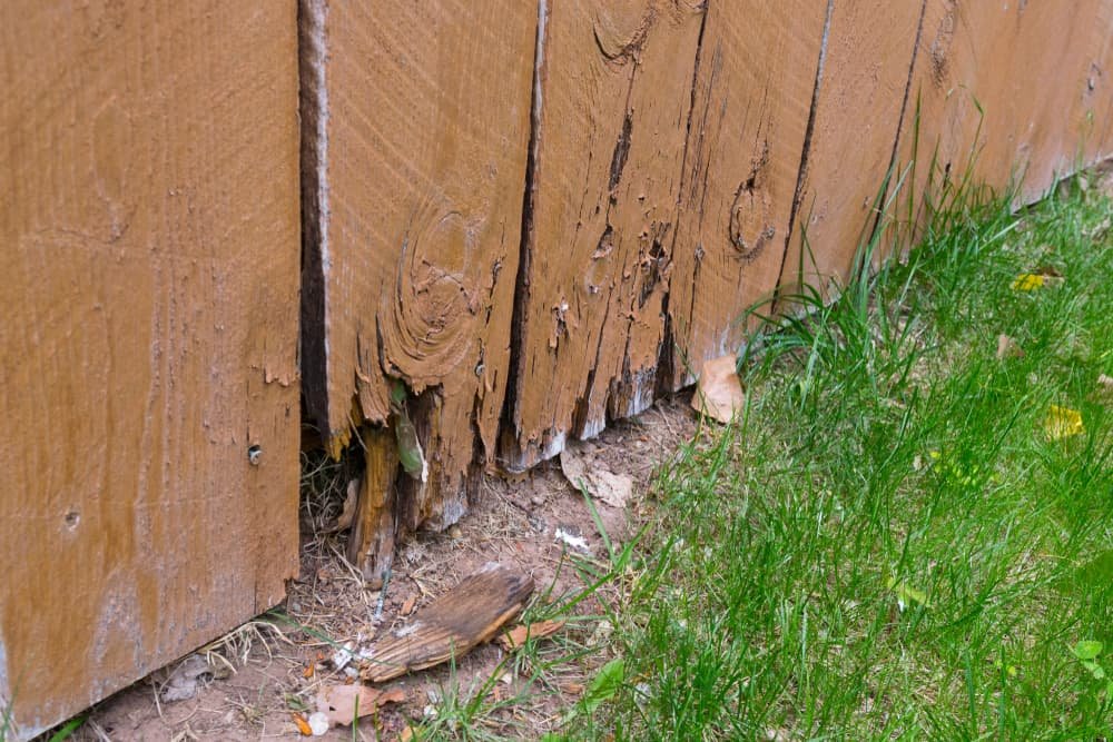 paradise deck builders and fence installers oshawa - fence repair rotted fence boards